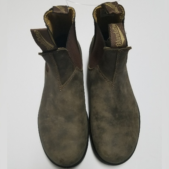 New Blundstone 585 Rustic Brown Chelsea Boots - Picture 4 of 7